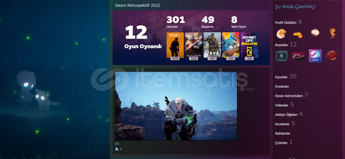 Çok Sevdiğim Steam Hesabımı Satıyorum... Çok Sevdiğim Steam Hesabımı Satıyorum...