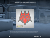 ÇOK UCUZ Çıkartma | forZe eSports | Paris 2023