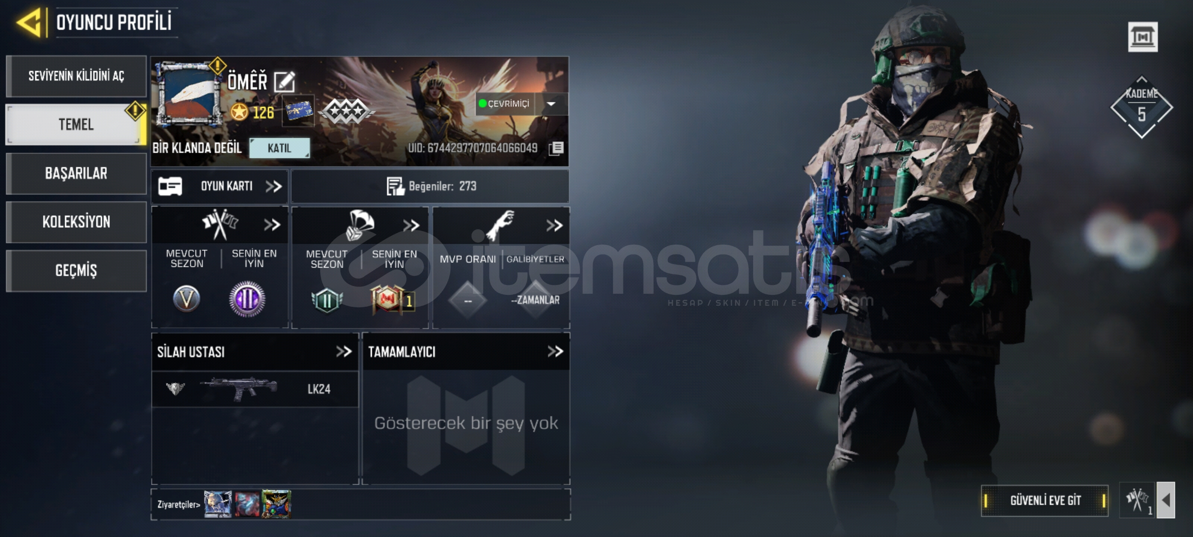 Çok ucuza mainlik call of duty mobile hesabı Çok ucuza mainlik call of duty mobile hesabı