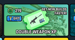 Combat Arena Double Weapon XP