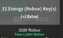 Combat Warriors 11 Energy Key (Robux)