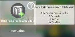 ⭐Combat Warriors More Prem. AFK Rewards GİFT