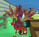 corrupted peacock
