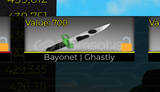 Counter blox bıçak - Bayonet Ghastly 700 rare