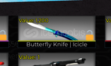 Counter blox bıçak - Butterfly icicle