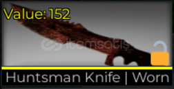 Counter Blox Huntsman Knife Worn