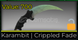 Counter Blox Karambit Crippled Fade