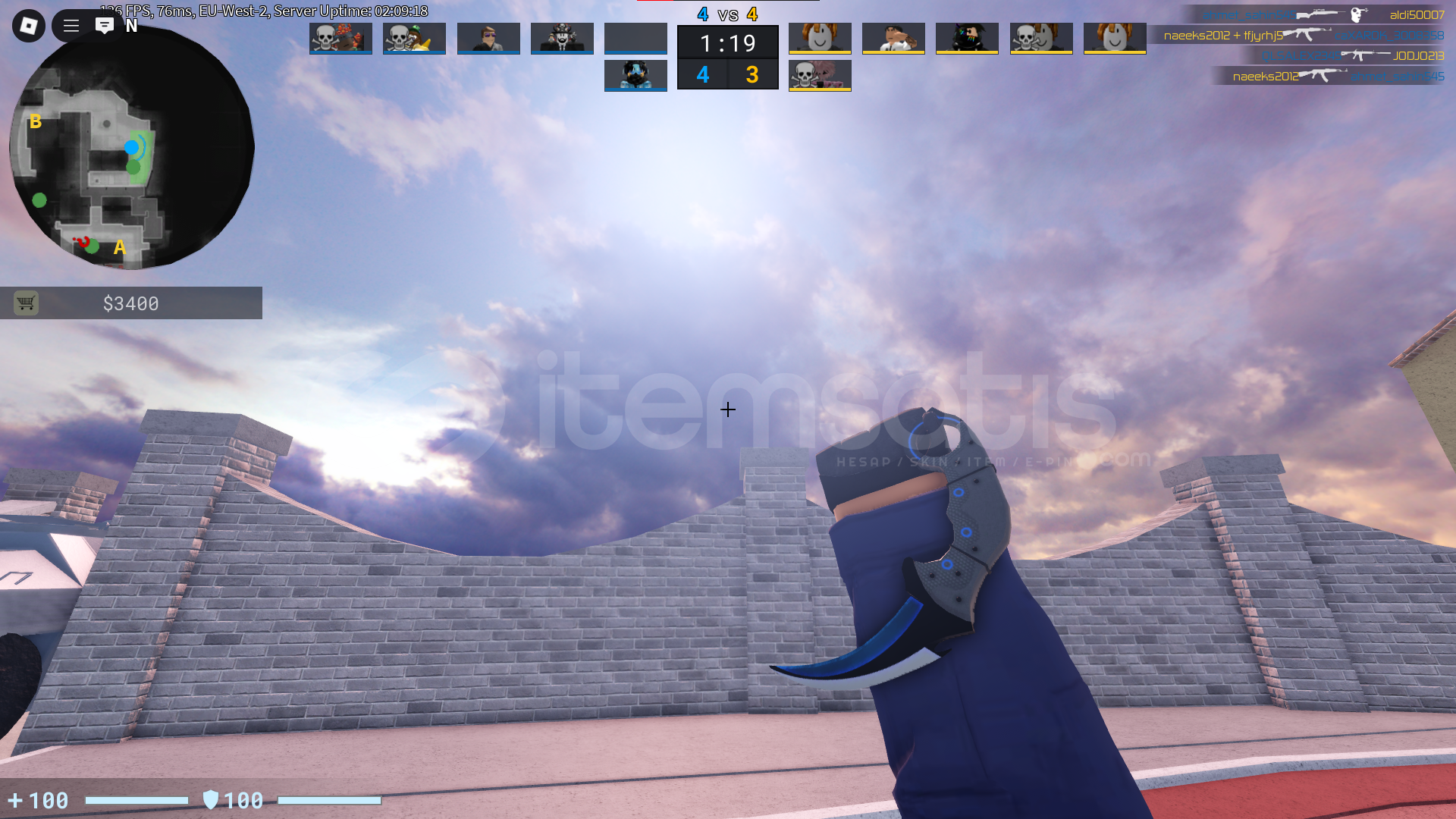 COUNTER BLOX KARAMBIT NEONIC (AÇIKLAMA) COUNTER BLOX KARAMBIT NEONIC (AÇIKLAMA)