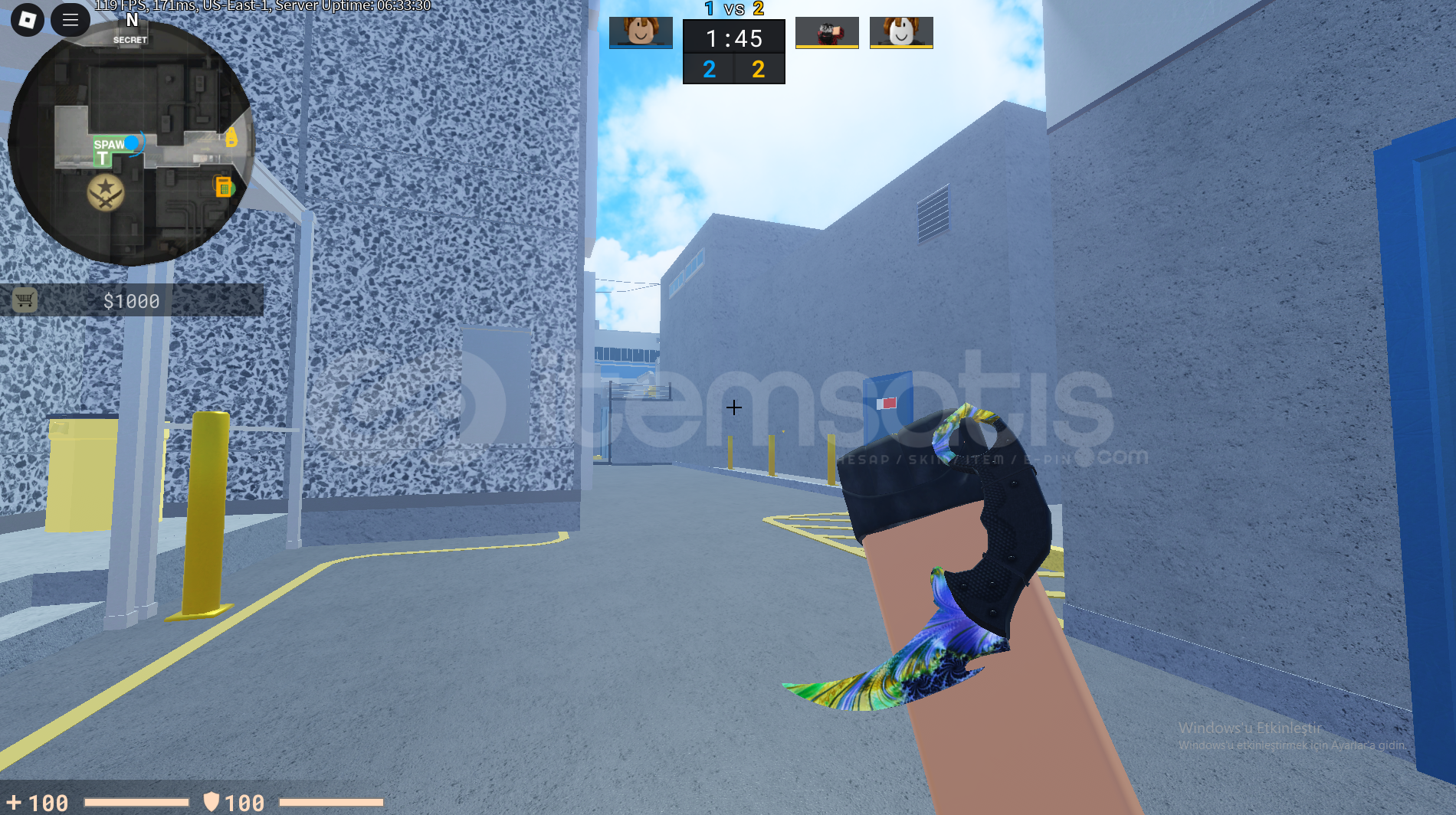 COUNTER BLOX KARAMBİT TROPİCAL COUNTER BLOX KARAMBİT TROPİCAL