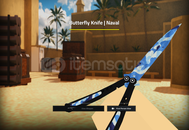 Counter Blox naval butterfly✅