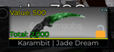 Counter Blox x1 Karambit Jade Dream (kacırma)