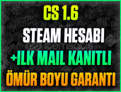 ⭐️Counter Strike 1.6 Steam(CS 1.6)✔️+İLK MAİL✔️