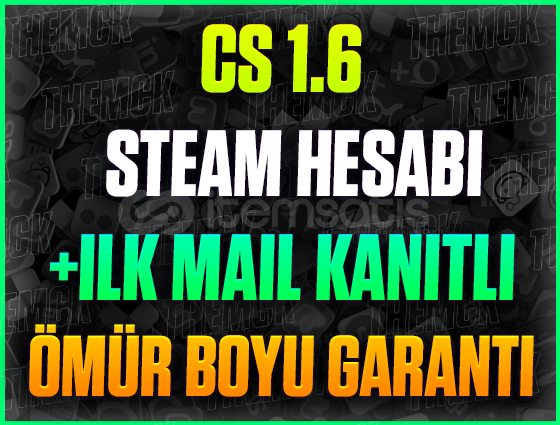 ⭐️Counter Strike 1.6 Steam(CS 1.6)✔️+İLK MAİL✔️ ⭐️Counter Strike 1.6 Steam(CS 1.6)✔️+İLK MAİL✔️