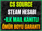 ⭐️Counter Strike Source(CSS) Steam✔️+İLK MAİL✔️