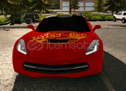 Cpm 1 corvette ŞİMŞEK MCQUEEN aracı emek arac Cpm 1 corvette ŞİMŞEK MCQUEEN aracı emek arac