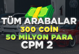 CPM 2 ⭐ TÜM ARABALAR + COİN VE PARALI HESAP