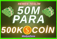 ⭐[ANINDA] 50M PARA +500K COİN SİZİN HESABINIZA⭐