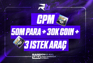 [⭐️] CPM HESABINIZA 30K COİN+50M PARA+ 3 ARAÇ