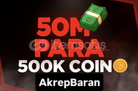 CPM1 50M PARA 500K COIN-İSTEDİĞİNİZ HESABA