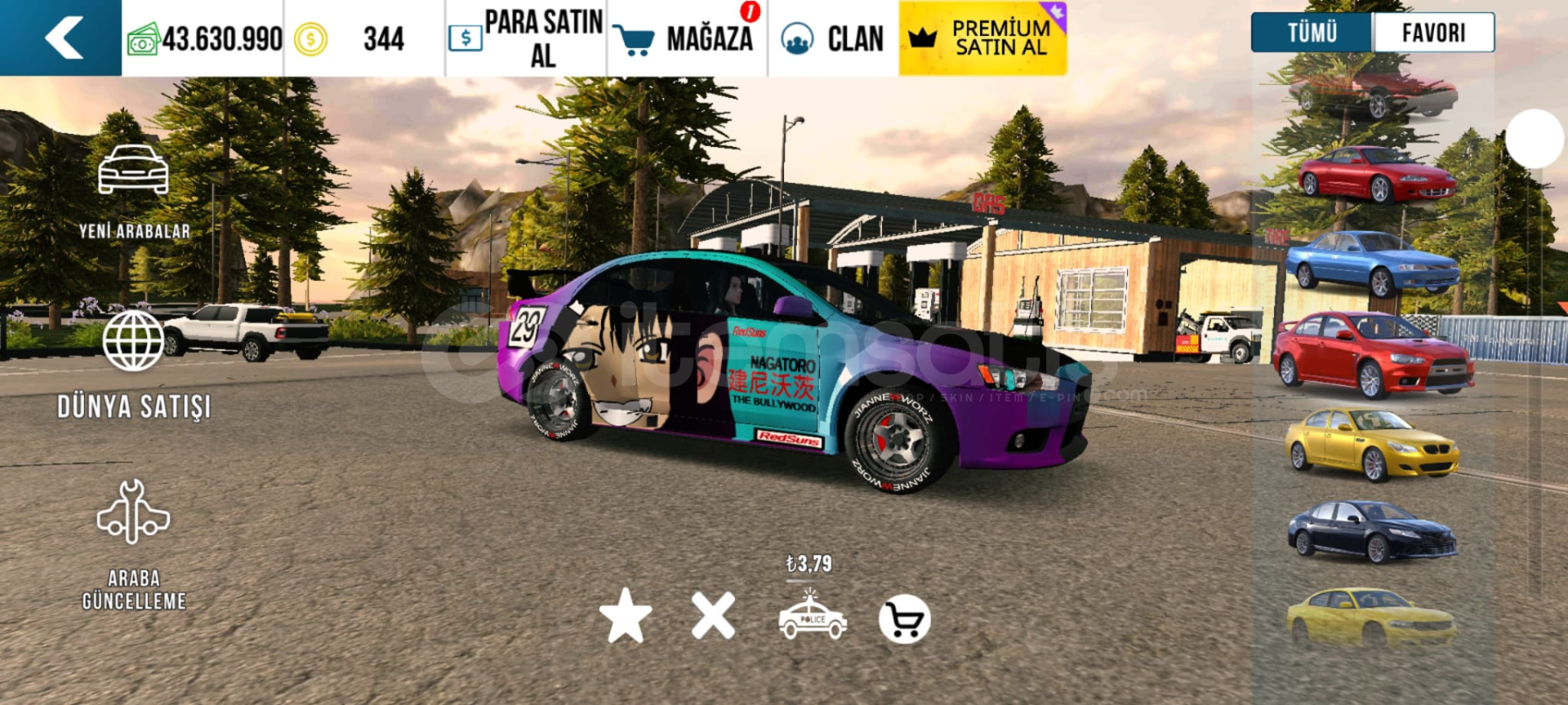CPM1 MITHUBISHI EVOX ANIME CIZIMLI!! CPM1 MITHUBISHI EVOX ANIME CIZIMLI!!