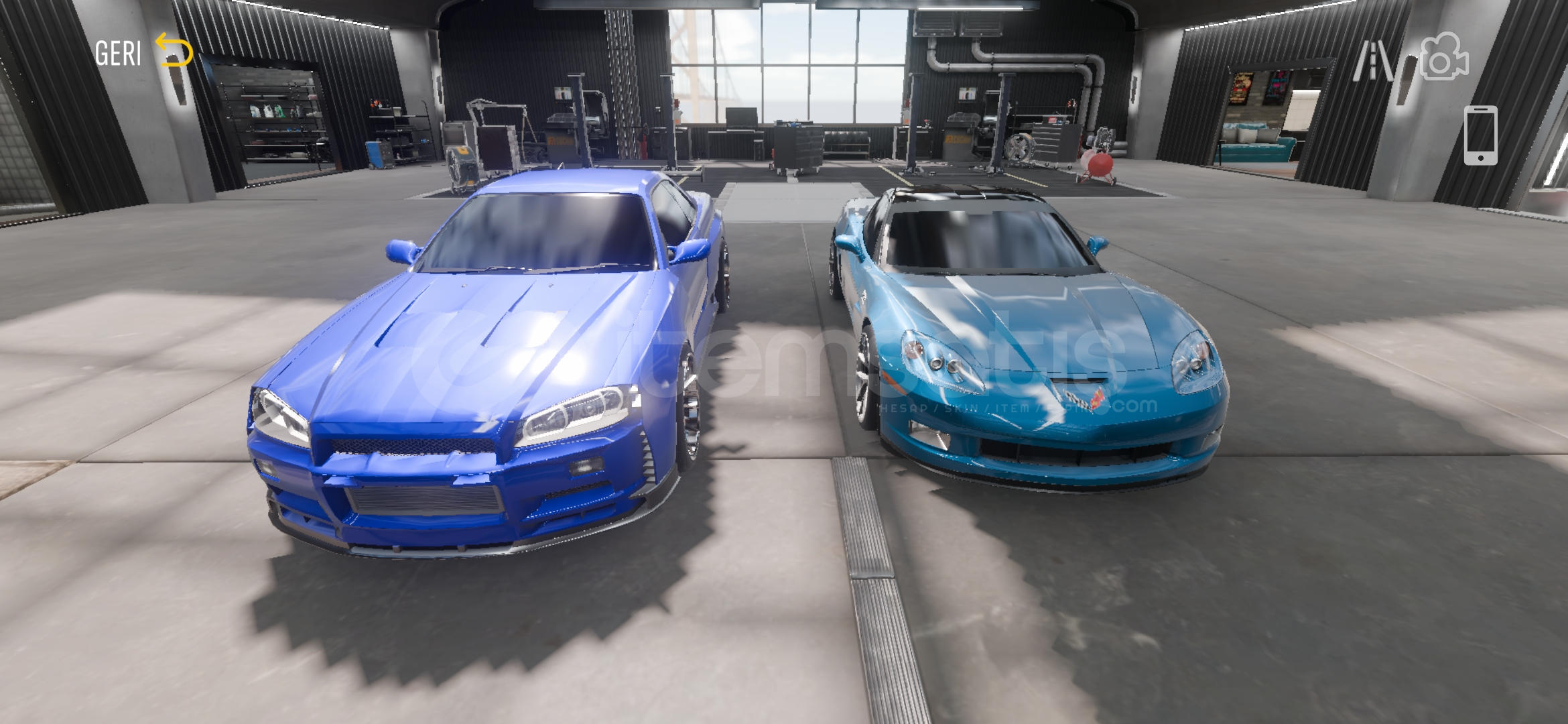 CPM2 LOGOLU CORVETTE+ NİSSAN R34 CPM2 LOGOLU CORVETTE+ NİSSAN R34
