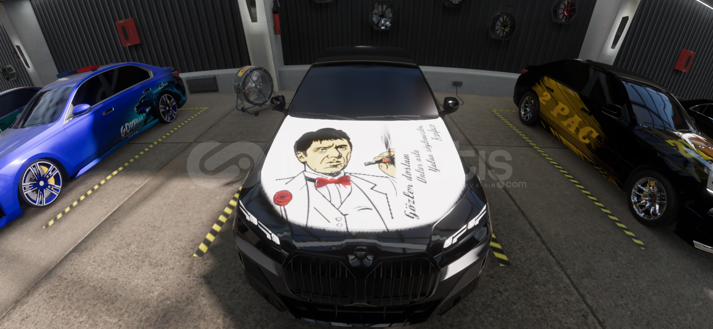 CPM2 - İ7 - Alpaçino Scarface Çizimli CPM2 - İ7 - Alpaçino Scarface Çizimli