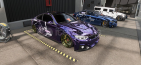 CPM2 PURPLE REDBULL ÇİZİMLİ AİRLİ BMW #3