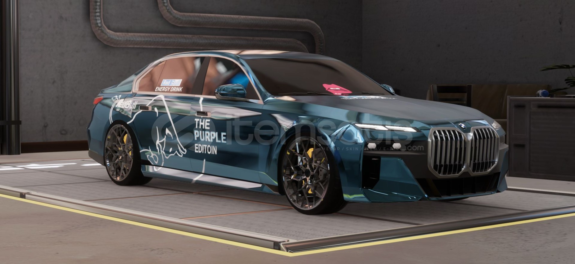 CPM2 Redbull Çizimli Airli BMW İ7 CPM2 Redbull Çizimli Airli BMW İ7