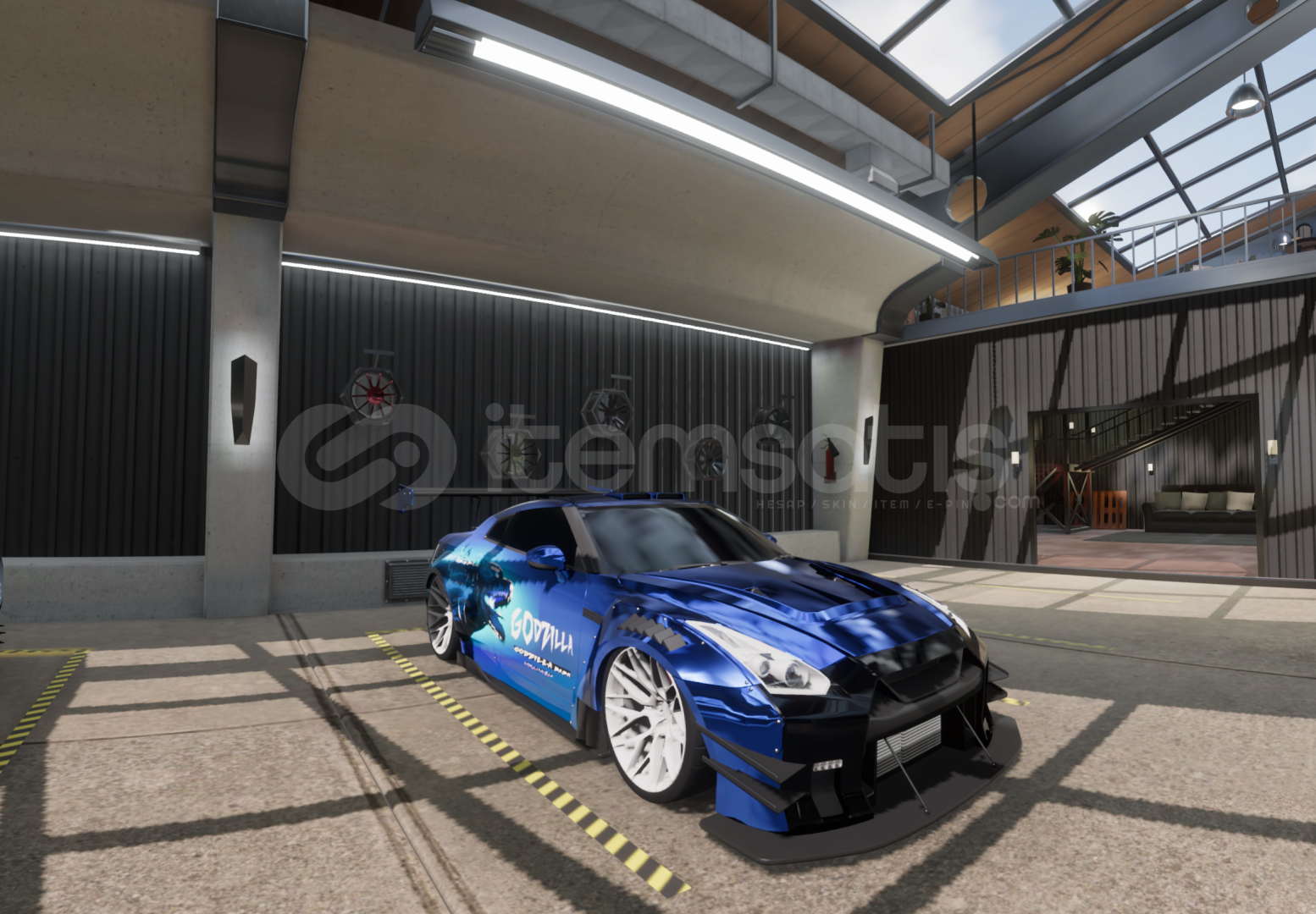 CPM2 - Skyline GTR - Godzilla Çizimli CPM2 - Skyline GTR - Godzilla Çizimli