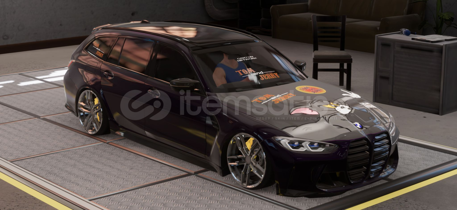 CPM2 Tom ve Jerry Çizimli Airli M3 Touring CPM2 Tom ve Jerry Çizimli Airli M3 Touring