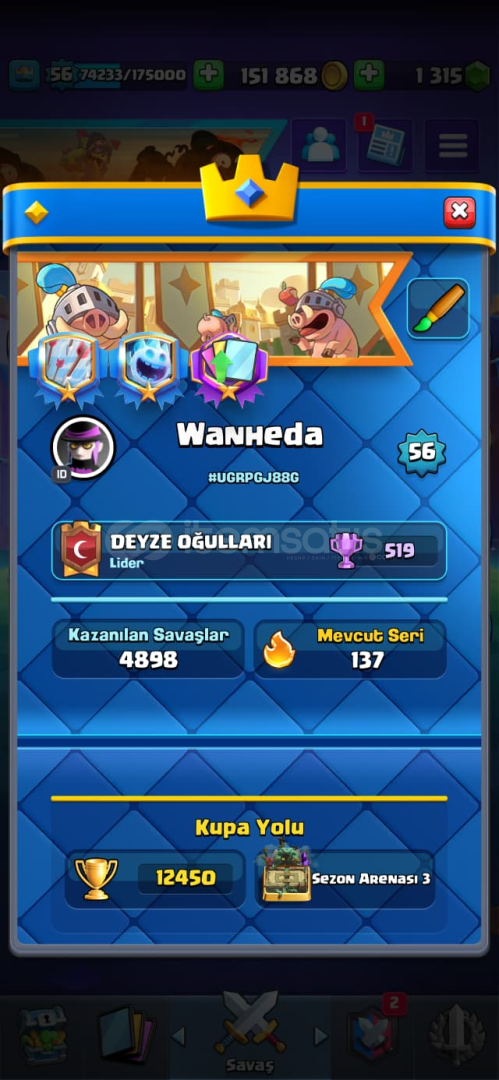 CR Hesap 12k kupa full hesap CR Hesap 12k kupa full hesap