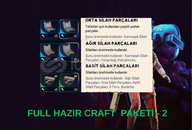 CRAFT İTEM PAKETİ 2 - UCUZ GERÇEK STOK! CRAFT İTEM PAKETİ 2 - UCUZ GERÇEK STOK!