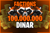 ⚡CRAFTRISE FACTIONS 100 MILYON DINAR