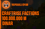 CraftRise - Factions 100M Dinar