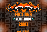 CRAFTRİSE FACTİONS 2 ADET ZEHİR KILIÇ