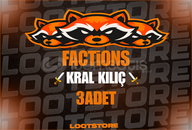 CRAFTRİSE FACTİONS 3 ADET KRAL KILIÇ