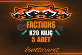 CRAFTRİSE FACTİONS 5 ADET K20 KILIÇ