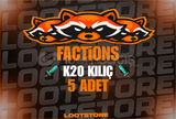 CRAFTRİSE FACTİONS 5 ADET K20 KILIÇ