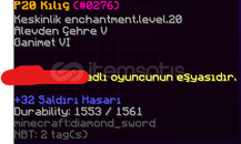 CraftRise - Factions K20 Kılıç