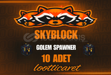 CRAFTRİSE SKYBLOCK 10 ADET GOLEM SPAWNER