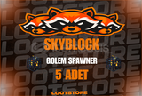 CRAFTRİSE SKYBLOCK 5 ADET GOLEM SPAWNER
