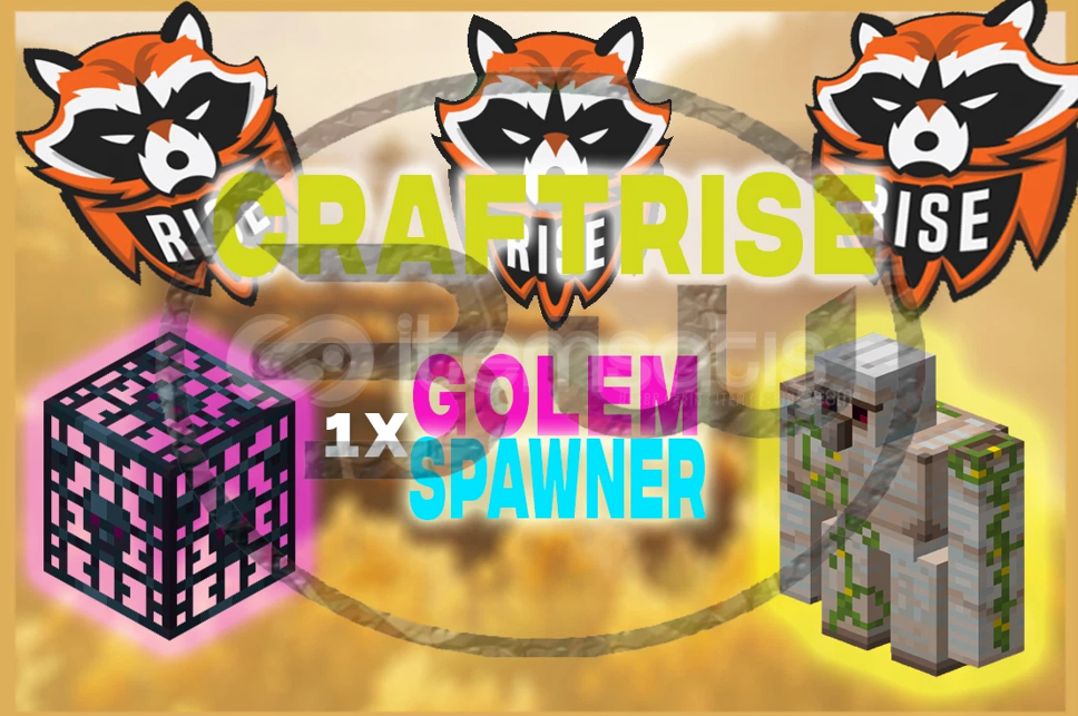 CraftRise SkyBlock x10 Golem Spawner  CraftRise SkyBlock x10 Golem Spawner