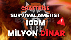 (UCUZ)CRAFTRİSE SURVİVAL AMETİST 100M DİNAR⭐️ (UCUZ)CRAFTRİSE SURVİVAL AMETİST 100M DİNAR⭐️