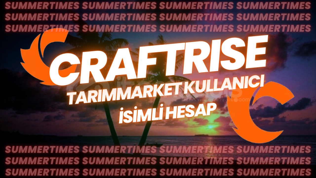 CraftRise TarimMarket Kullanıcı İsimli Hesap CraftRise TarimMarket Kullanıcı İsimli Hesap