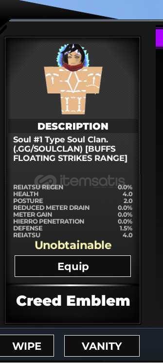 Creed Emblem - Type Soul Creed Emblem - Type Soul