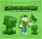 Creeper Fans Cosmetics - Dyeable | Model