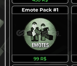  Criminality Emote Pack #1 / Emote Pack 1