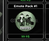 Criminality : Emote Pack #1 / Emote Pack 1