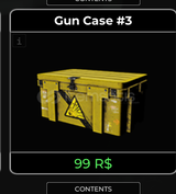 Criminality : Gun Case 3 x1 