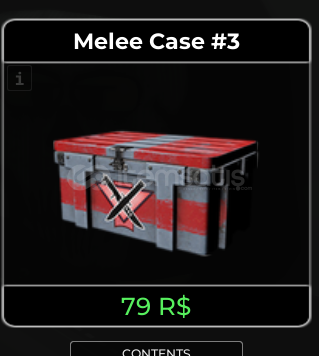Criminality Melee Case 3 x1 Criminality Melee Case 3 x1